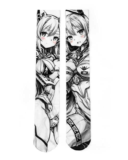 DOUBLE CYBORG STRIPPERS [MACHINE + ΛI LOΛE OVER KNEE HIGH SERIES]