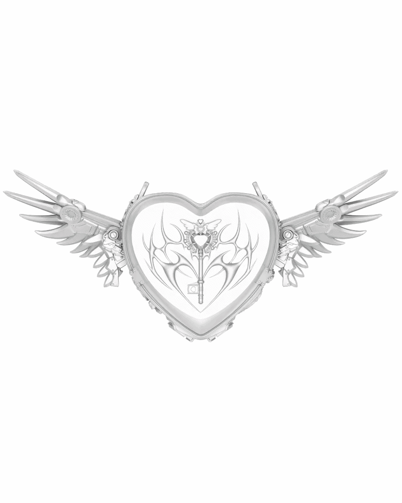 HEART ANGEL WINGS BAG 3D DIGITAL FILE