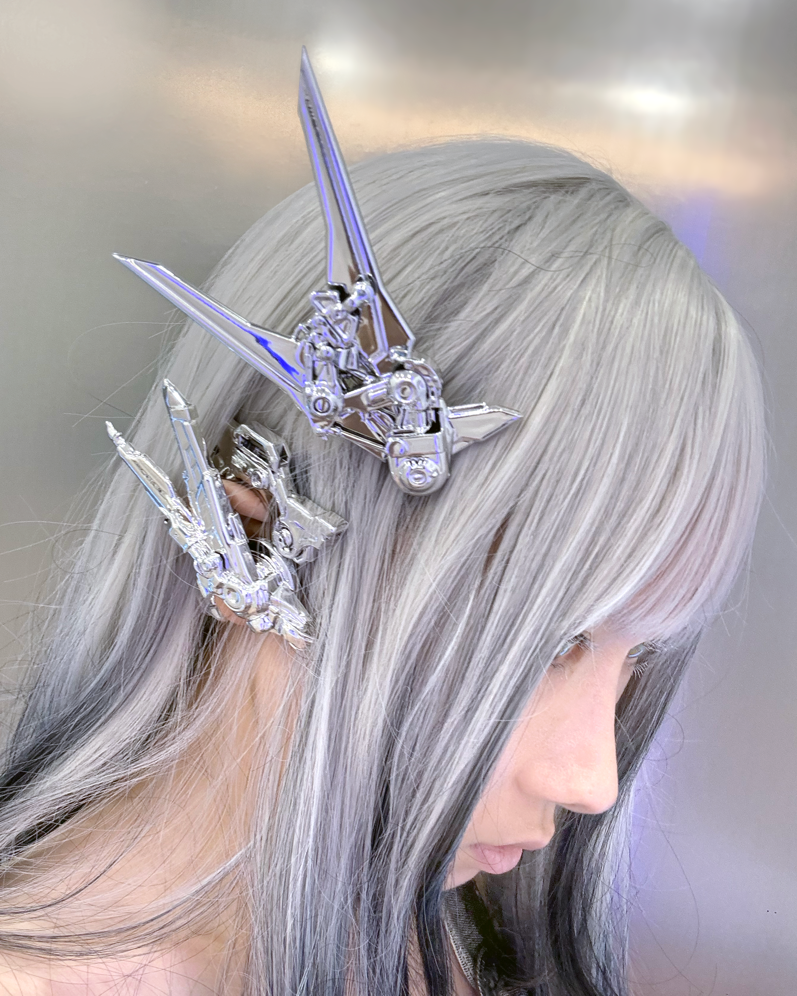 MECHANICAL ANGEL HAIR PIN