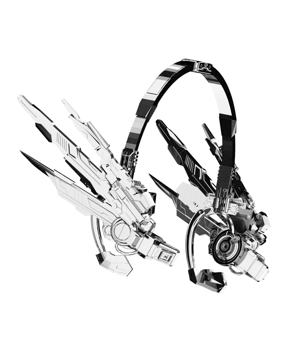MECHA HEADBAND 3D DIGITAL FILE