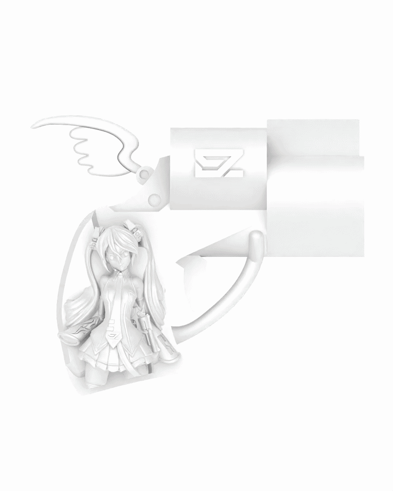 MAGICAL GIRL SITE DOLL GUN STL