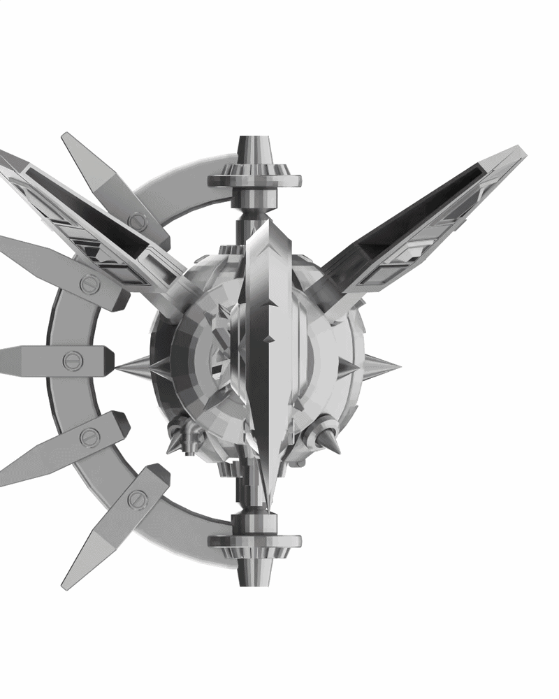 Astral Orbital Chain Mace Bag Silver