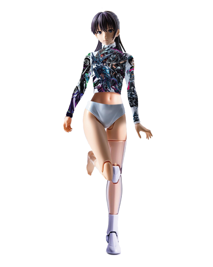 VirtualArchive_001: CYBER MECHA RIDERS HIGH NECK TOP