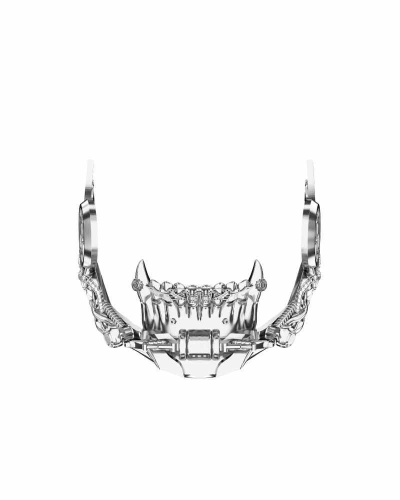 CHROME BITE JAW INTERFACE MASK 3D DIGITAL FILE