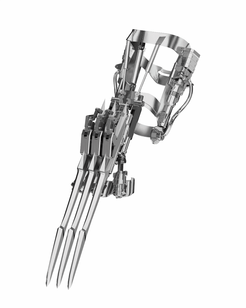 EXOSKELECLAW GAUNTLET 3D DIGITAL FILE